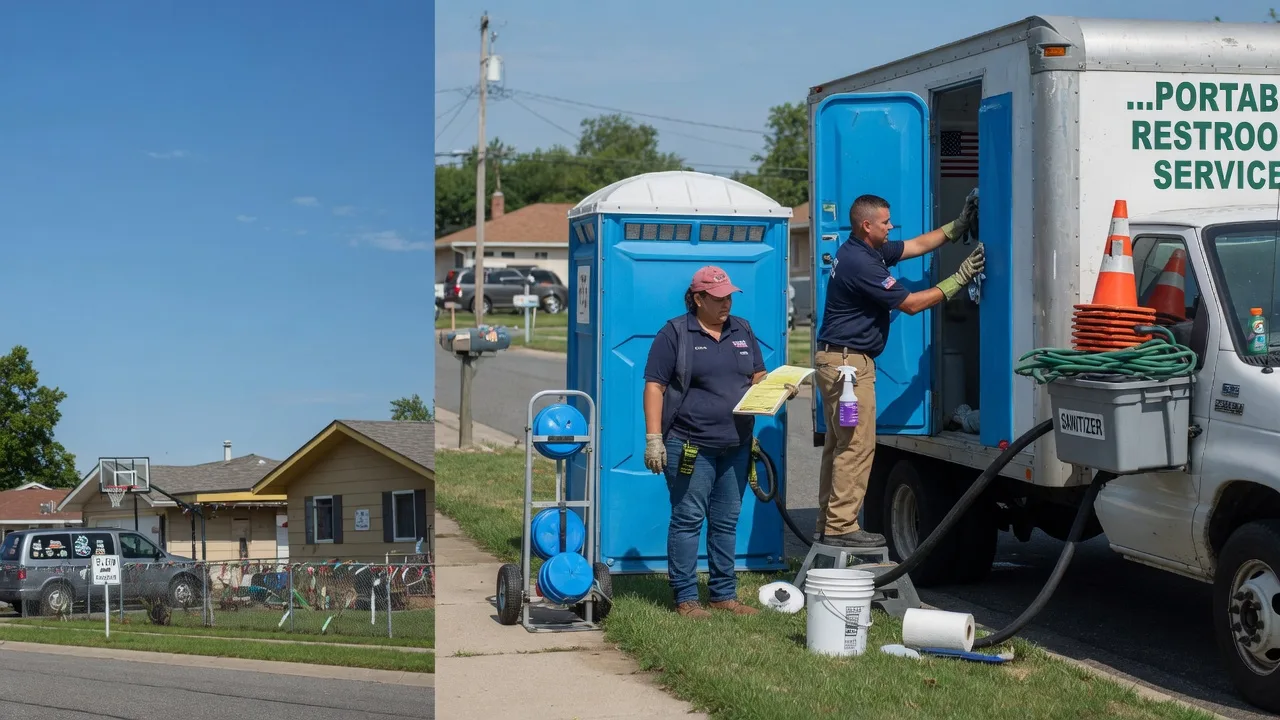 Portable Toilet Rental in Pekin, IL near me